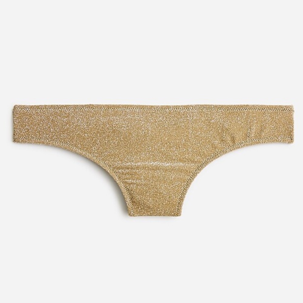 J Crew Sparkle hipster full-coverage bikini bottom - Size XXL